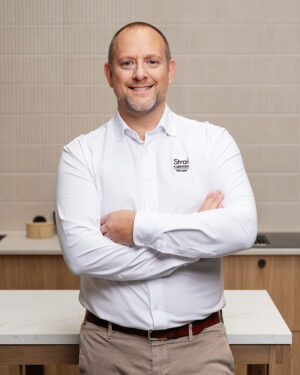 OM01 White stretch twill herre comfort