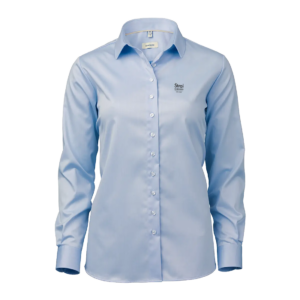 OM02 Light blue stretch twill dame comfort