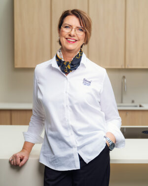 OM08 White jersey dame comfort