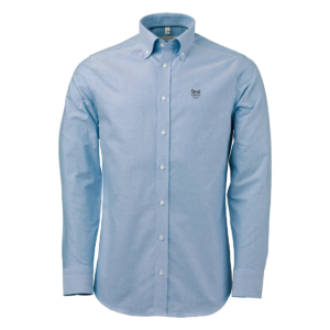 OM05 Light blue stretch oxford herre comfort