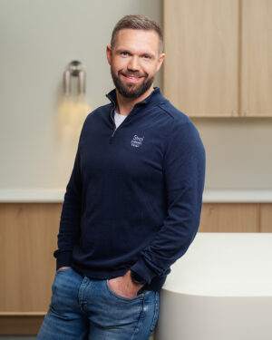 Brighton 1/4 zip marine